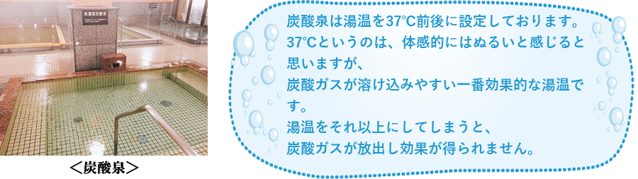 炭酸泉の入り方